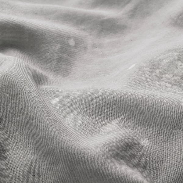VÄDRA Protection pour matelas à langer, à pois/gris, 48x74 cm