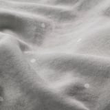 VÄDRA Protection pour matelas à langer, à pois/gris, 48x74 cm