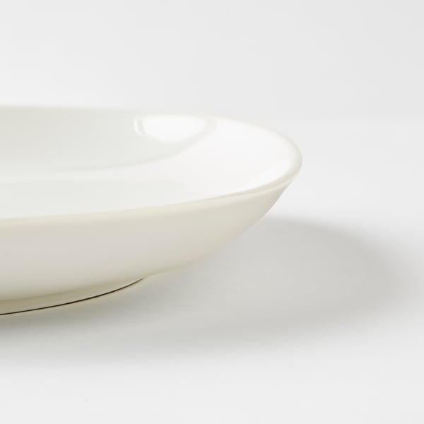 VÄRDERA Assiette, blanc, 31x26 cm