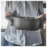 VARDAGEN Cocotte, fonte émaillée mat/noir, 5 l