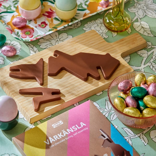 VÅRKÄNSLA Lapin en chocolat au lait, à monter soi-même ., 90 g