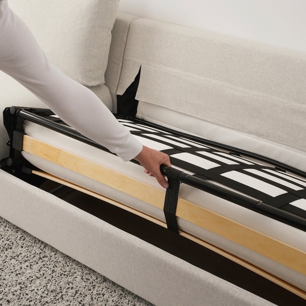 VIMLE Can conv d'angle 5p + méridienne, Gunnared beige