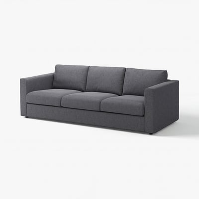 VIMLE Canapé 3 places, Gunnared gris moyen