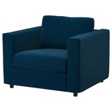 VIMLE Fauteuil, Djuparp vert-bleu foncé