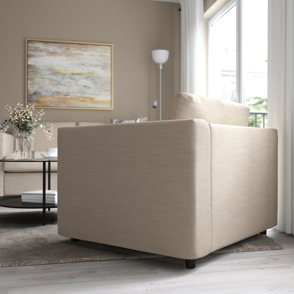 VIMLE Fauteuil, Hillared beige