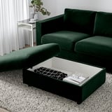VIMLE Repose-pieds av rangement, Djuparp vert foncé