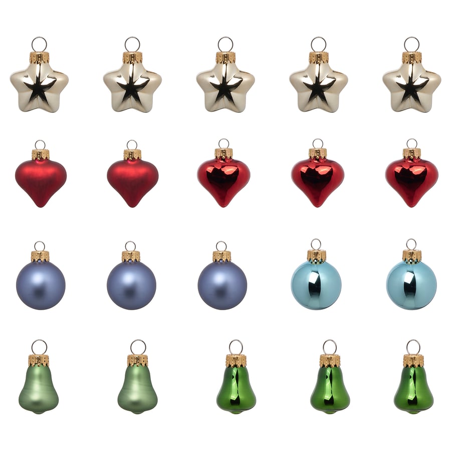 VINTERFINT Boule décorative, plusieurs formes/verre multicolore - IKEA VINTERFINT Boule décorative, plusieurs formes/verre multicolore - IKEA