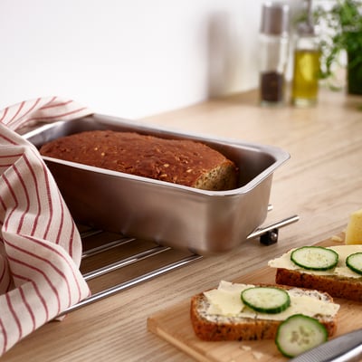 VINTERROCKA Moule à cake, acier inoxydable, 2.1 l