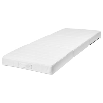 VITHÄLL Matelas/pouf, extra ferme/Vissle gris, 80x200 cm