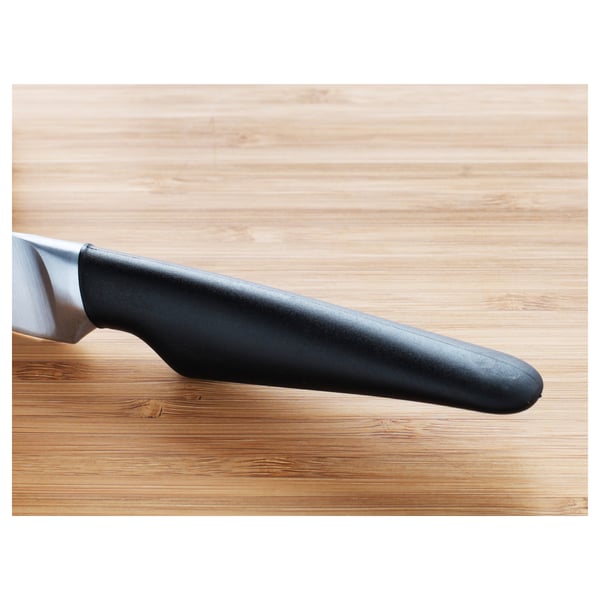 VÖRDA Couteau à éplucher, noir, 9 cm