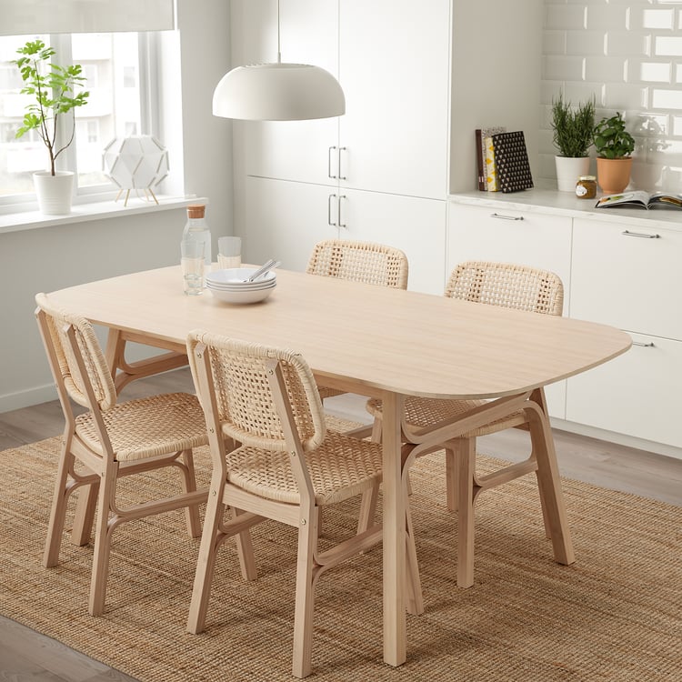 VOXLÖV / VOXLÖV Table et 4 chaises bambou/bambou IKEA Suisse