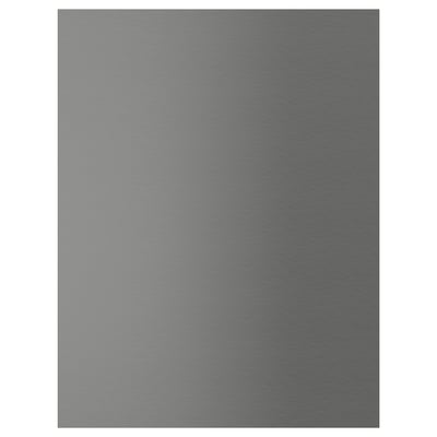 VOXTORP Panneau latéral de finition, effet acier inoxydable, 62x80 cm