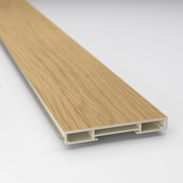 VOXTORP Plinthe, motif chêne, 220x8 cm