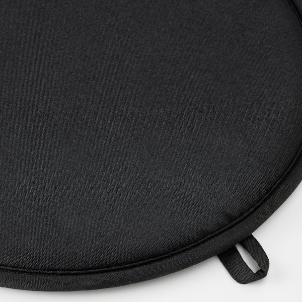 ÄNGSFRÄKEN Cuscino per sedia, nero, 36 cm