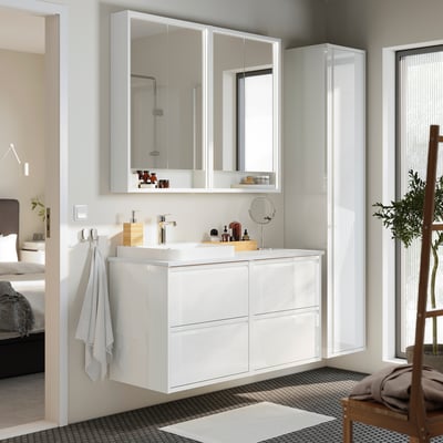 ÄNGSJÖN / BACKSJÖN Mobile lavabo/lavabo/miscelatore