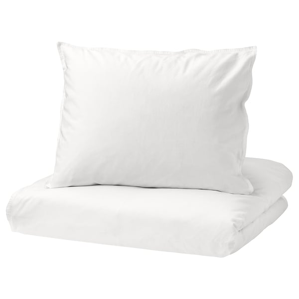 ÄNGSLILJA Copripiumino e 2 federe, grigio, 240x220/50x60 cm - IKEA Svizzera