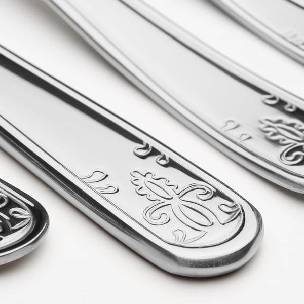 ÄTBART Servizio di posate, 24 pezzi, inox
