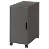 ALEX Elemento contenitore con rotelle, grigio scuro/nero, 36x76 cm