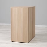 ALEX Elemento contenitore, mordente bianco/effetto rovere, 36x70 cm