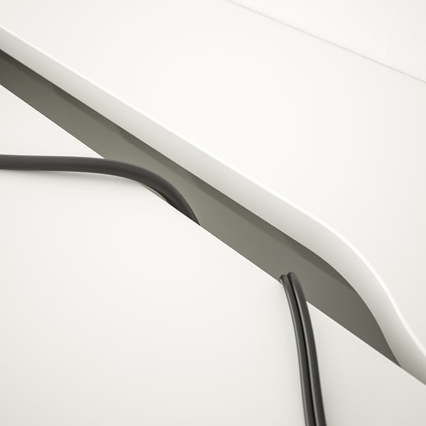 ALEX Scrivania, bianco, 100x48 cm