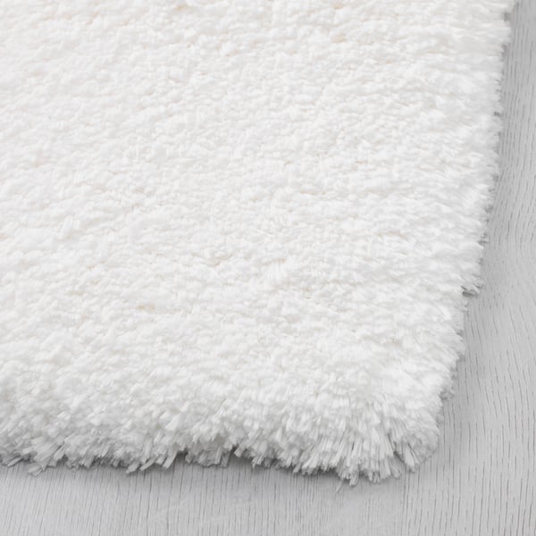 ALMTJÄRN Tappeto per bagno, bianco, 60x90 cm