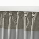 ANNAKAJSA Tenda semioscurante, 2 teli, grigio chiaro/con nastro arricciatende, 145x300 cm