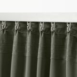 ANNAKAJSA Tenda semioscurante, 2 teli, verde scuro/con nastro arricciatende, 145x300 cm