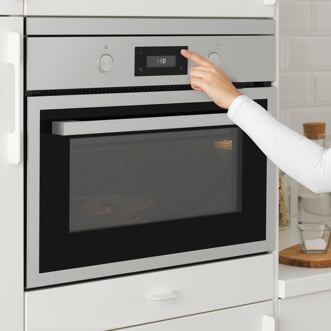 ANRÄTTA Microonde combinato termoventilato, inox - IKEA Svizzera