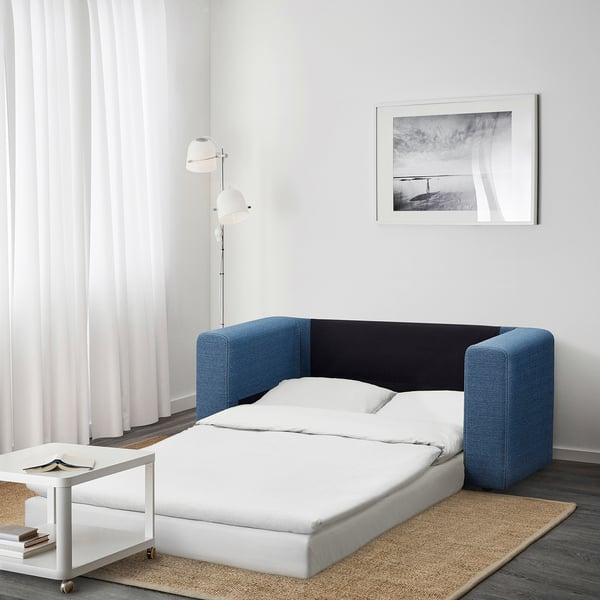 ASKEBY Divano letto a 2 posti - blu - IKEA Svizzera