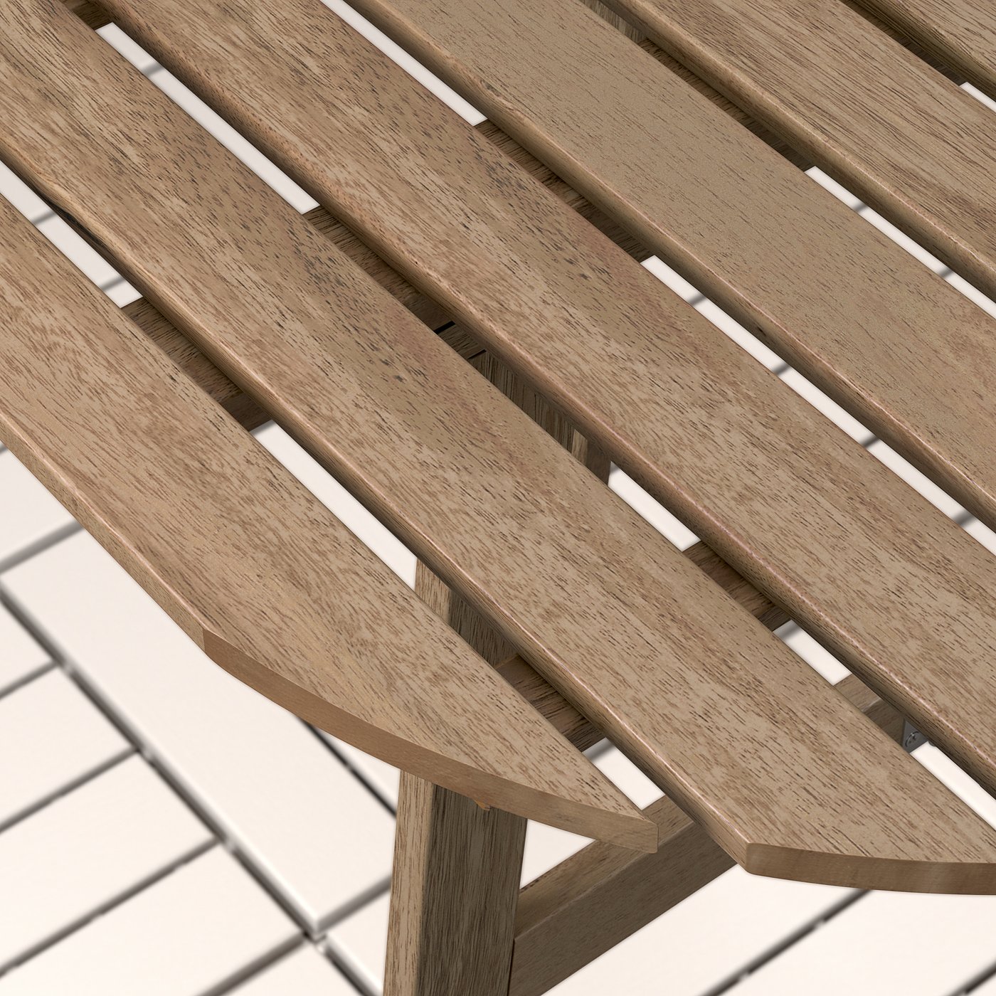 ASKHOLMEN Tavolo da parete, da esterno, pieghevole mordente marrone chiaro,  70x44 cm - IKEA Svizzera