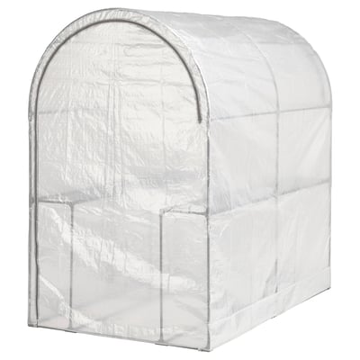 ASPAREN Serra, bianco trasparente, 123x190x190 cm