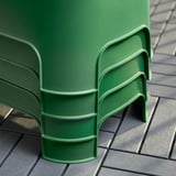 ASPAREN Set per piante, da esterno verde/bianco trasparente, 89x38x91 cm