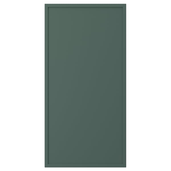 ASPUDDEN Anta, grigio scuro-verde, 40x80 cm