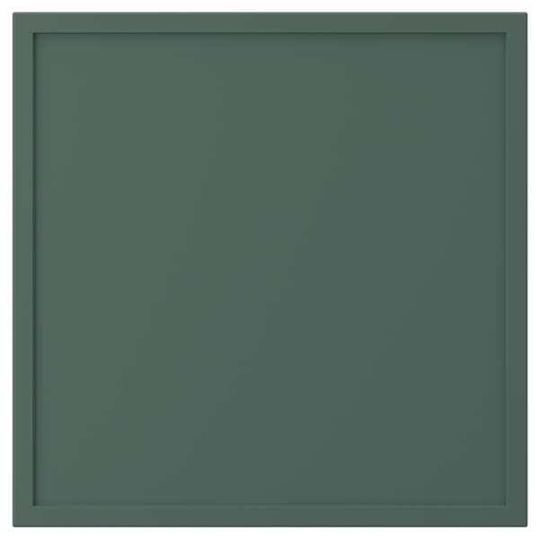 ASPUDDEN Anta, grigio scuro-verde, 40x40 cm