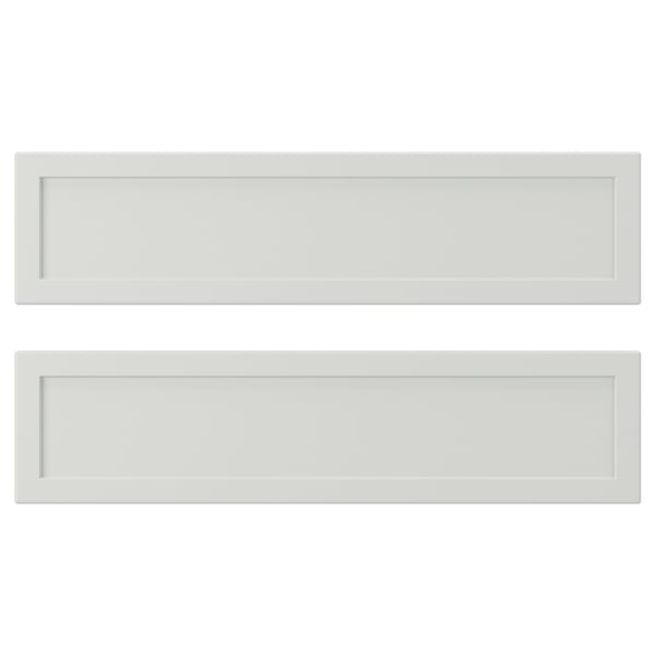 ASPUDDEN Frontale cassetto, grigio chiaro, 40x10 cm