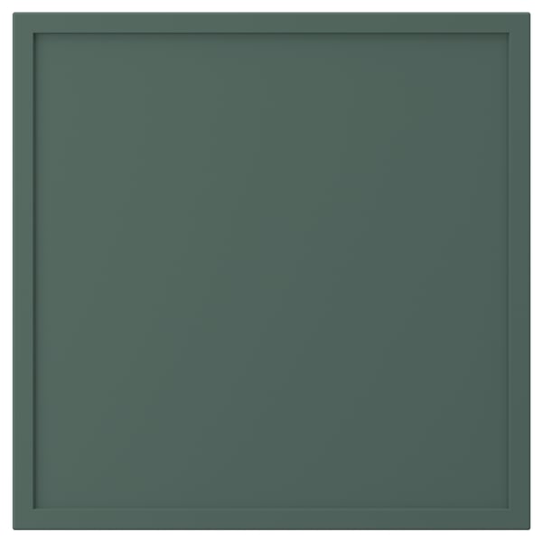 ASPUDDEN Frontale cassetto, grigio scuro-verde, 40x40 cm