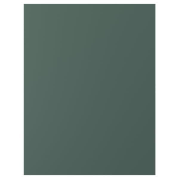 ASPUDDEN Rivestimento laterale, grigio scuro-verde, 62x80 cm