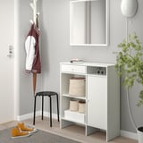BAGGEBO Buffet, bianco, 78x92 cm