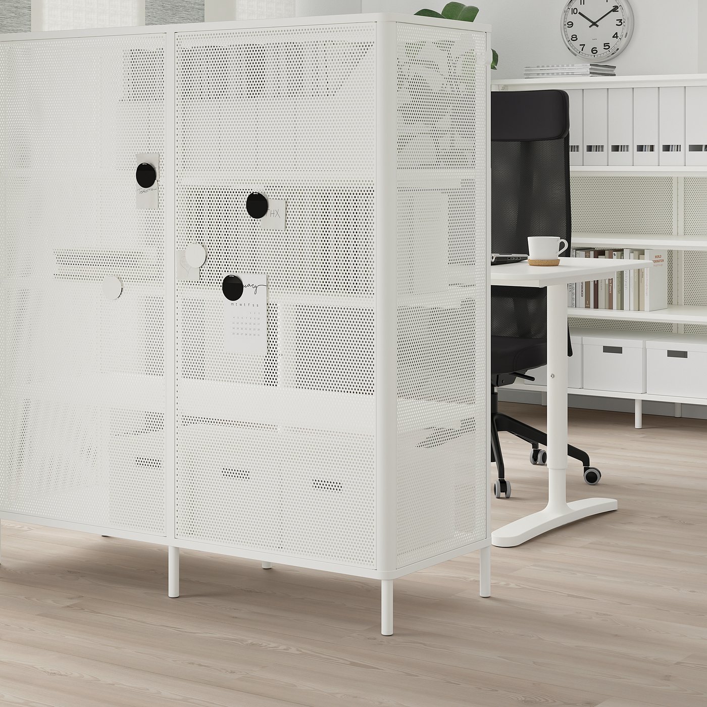 BEKANT Scaffale, bianco, 121x134 cm - IKEA Svizzera