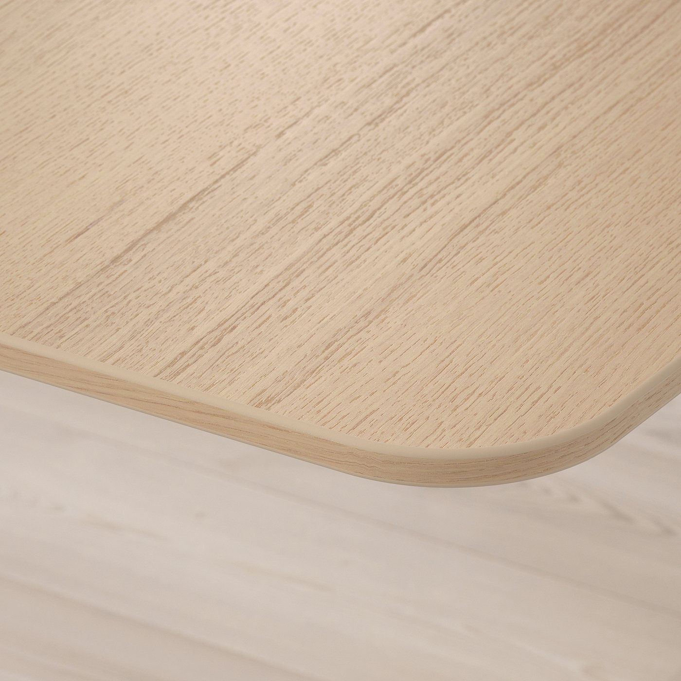 BEKANT Scrivania angolare destra, impiallacciato rovere mord bianco/bianco,  160x110 cm - IKEA Svizzera