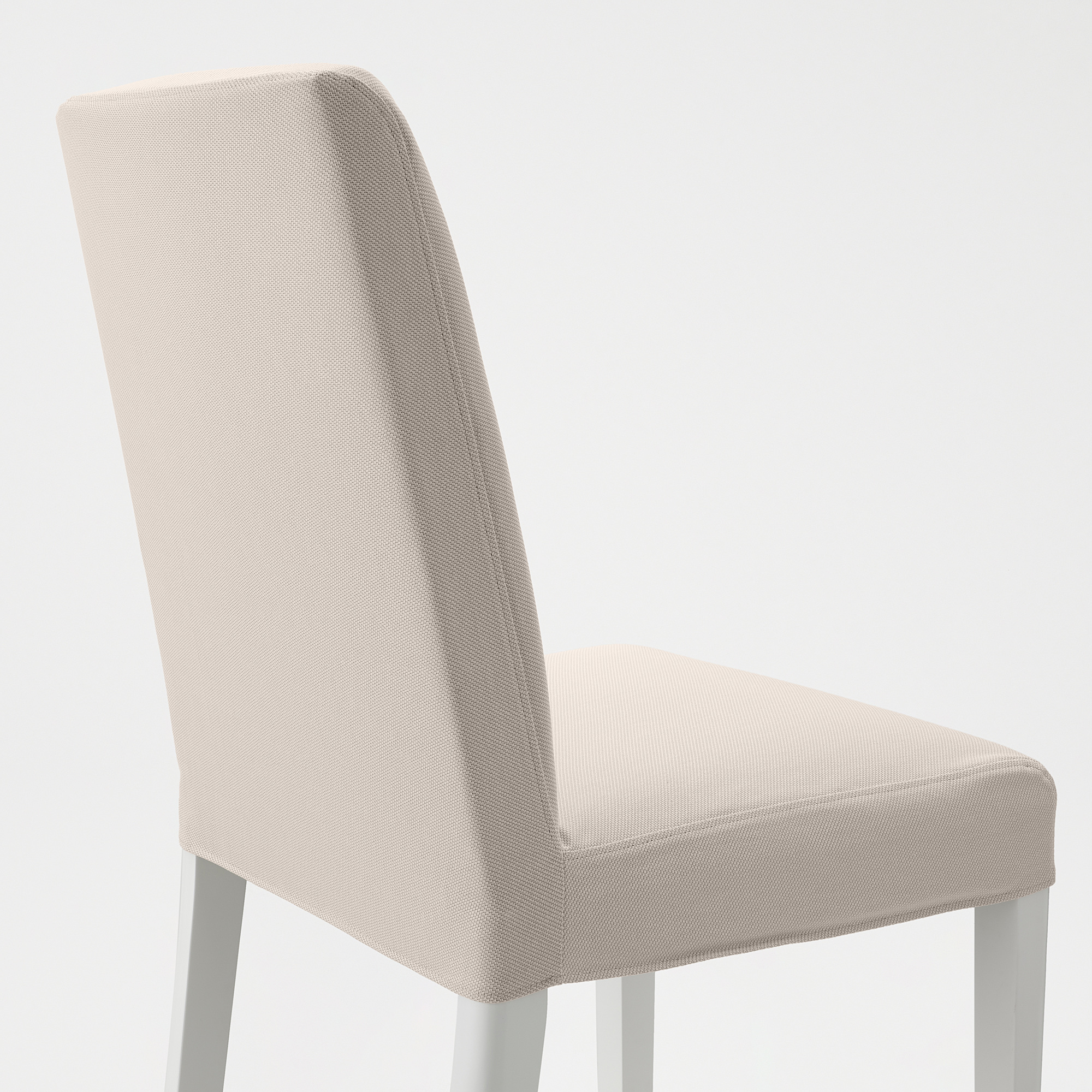 BERGMUND Sedia, bianco/Hallarp beige