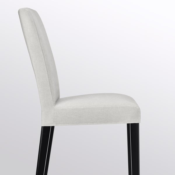 BERGMUND Sedia, nero/Orrsta grigio chiaro