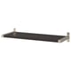 Opzione: BERGSHULT / GRANHULT Mensola e staffe, marrone-nero/nichelato, 80x30 cm
