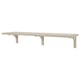 Opzione: BERGSHULT / RAMSHULT Mensola e staffe, grigio-beige, 120x30 cm