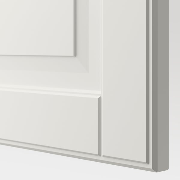 BESTÅ Combinazione con ante a vetro, bianco Smeviken/Ostvik/Kabbarp vetro trasparente bianco, 60x42x202 cm