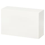 BESTÅ Combinazione di mobili da parete, bianco/Lappviken bianco, 60x22x38 cm