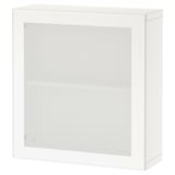 BESTÅ Combinazione di mobili da parete, bianco/Mörtviken bianco, 60x22x64 cm