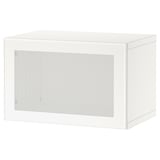BESTÅ Combinazione di mobili da parete, bianco/Mörtviken bianco, 60x42x38 cm
