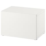 BESTÅ Mobile con anta, bianco/Laxviken bianco, 60x42x38 cm