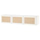 BESTÅ Mobile TV con ante, bianco/Studsviken bianco, 180x42x38 cm